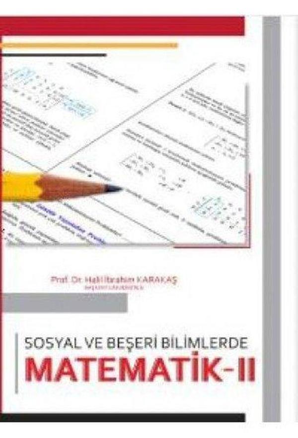 Sosyal ve Beşeri Bilimlerde Matematik 2 - Akademi Consulting - Image 1