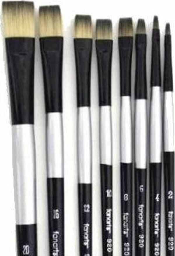 Fanart Seri 920 Düz Kesik One Stroke Fırçası No: 4 - Image 1