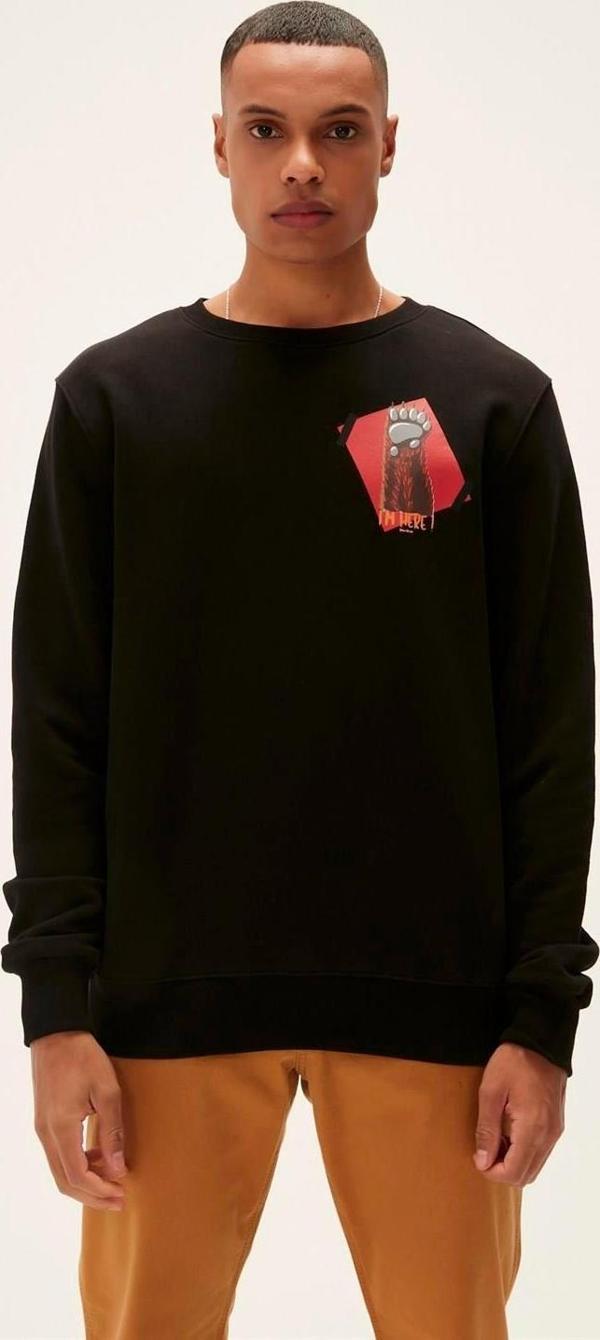 Bad Bear Here Crewneck Erkek Sweatshirt - Image 1