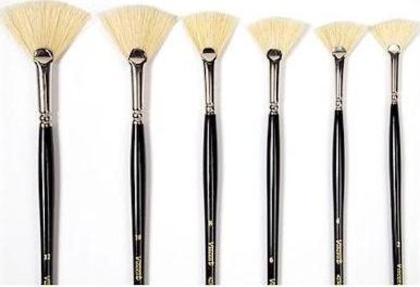 Vincent 4230 Serisi Bristle Kıl Yelpaze Fırça No: 8 - Image 1