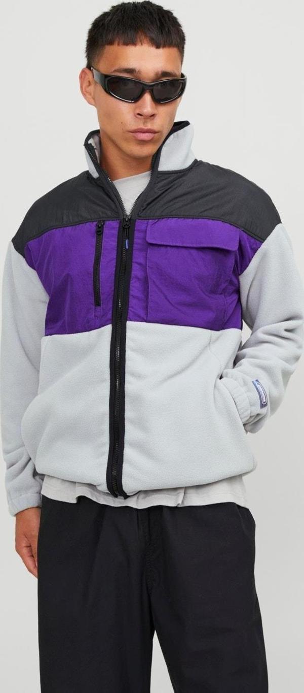 Jack&Jones Jcolandscape Polar Sweat Zip High Neck Erkek Sweatshirt - Image 1