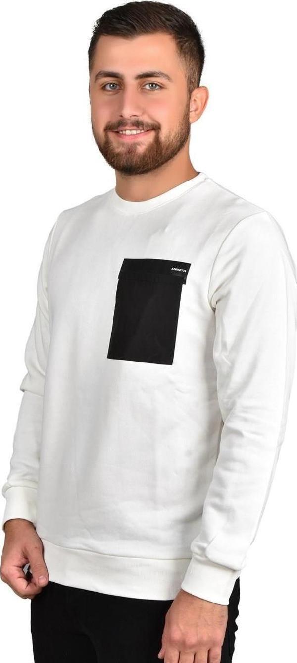 MANTA 5323 Cep Baskılı Sweatshirt - Image 1
