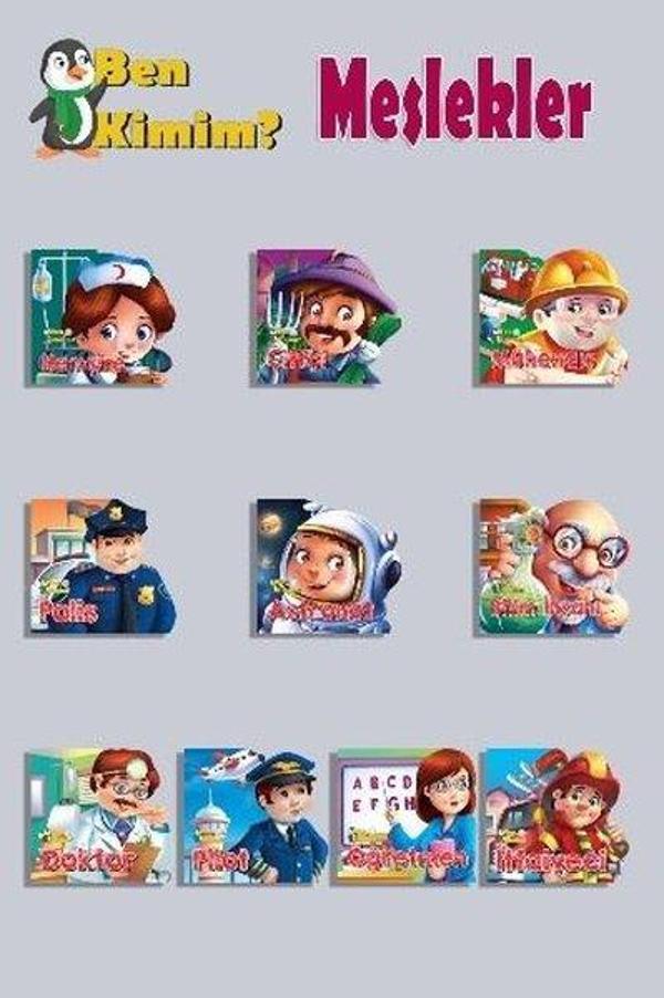 Ben Kimim Meslekler Seti - 10 Kitap Takım - Parıltı Yayınları - Image 1