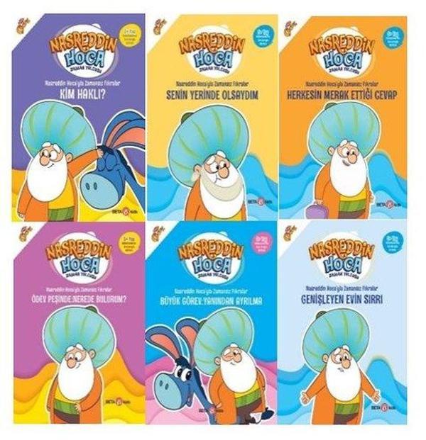 Nasreddin Hoca'yla Zamansız Fıkralar Serisi Seti - 6 Kitap Takım - Beta Kids - Image 1