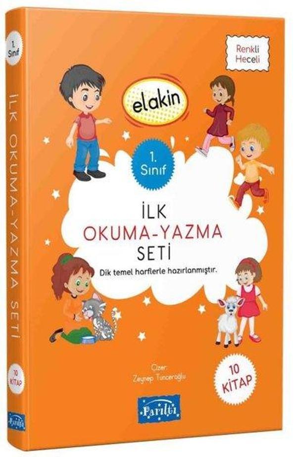 Elakin İlk Okuma Yazma Seti - 10 Kitap Takım - Parıltı Yayınları - Image 1