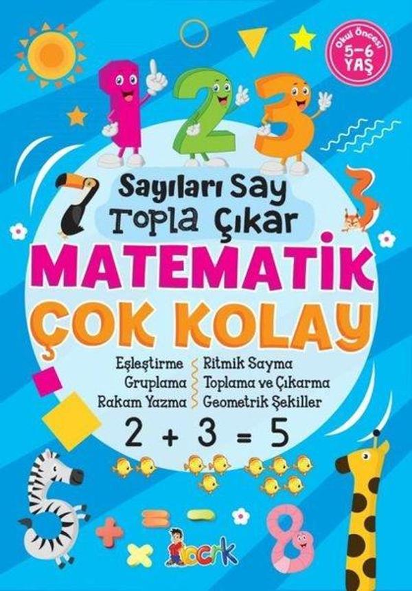 Sayıları Say Topla Çıkar - Matematik Çok Kolay - Bıcırık Yayınları - Image 1