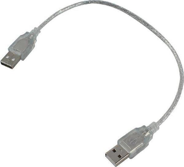 USB ERKEK-ERKEK KABLO 40 CM ŞEFFAF (2818) - Image 1