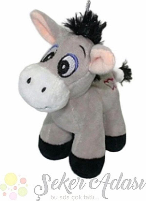 Şeker Adası Küçük Yavru Peluş Eşek 15 Cm - Image 1