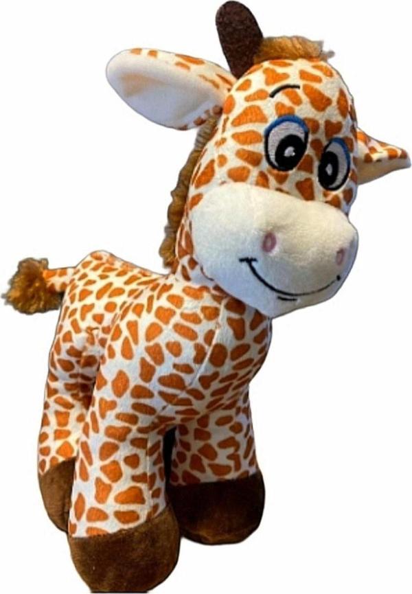 Şeker Adası Sevimli Benekli Peluş Zürafa Zuzu 28 Cm - Uyku Ve Oyun Arkadaşı Peluş Eşek Zebra Oyuncak Halley - Image 1