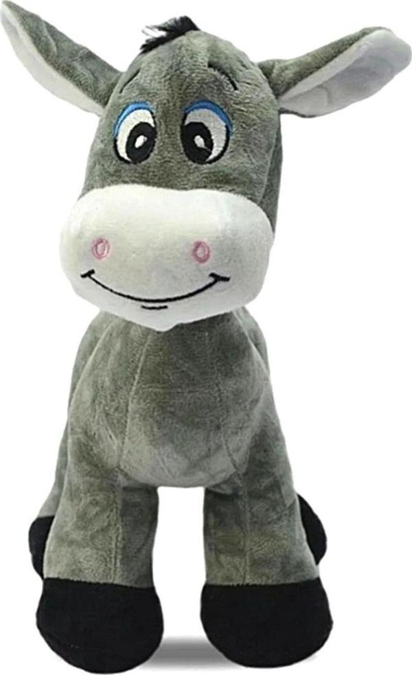 Şeker Adası Sevimli Eşek 28 Cm - Uyku Ve Oyun Arkadaşı Eşşek Peluş Oyuncak Halley - Image 1