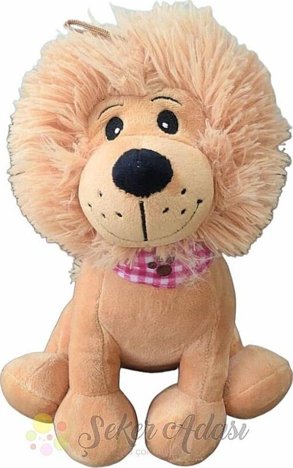 Şeker Adası Sevimli Peluş Aslan 27 Cm Yumuşacık Oyun Ve Uyku Arkadaşım Ormanlar Kralı Gs - Image 1
