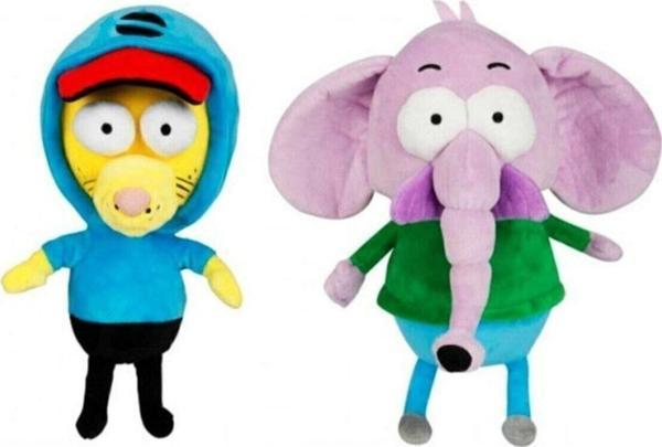 Şeker Adası Süper Ikili - Kral Şakir Ve Necati Peluş 30 Cm--lisanslı Orijinal - Image 1