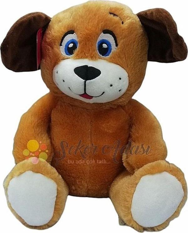 Şeker Adası Yumuşacık Sevimli Oturan Köpek 30 Cm - En Güzel Hediye - Image 1