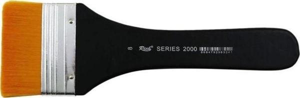 Rich 2000 Serisi Sentetik Sarı Kıl Zemin Fırçası 8 cm. - Image 1