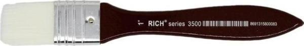 Rich 3500 Serisi Sentetik Beyaz Kıl Zemin Fırçası 1" - Image 1