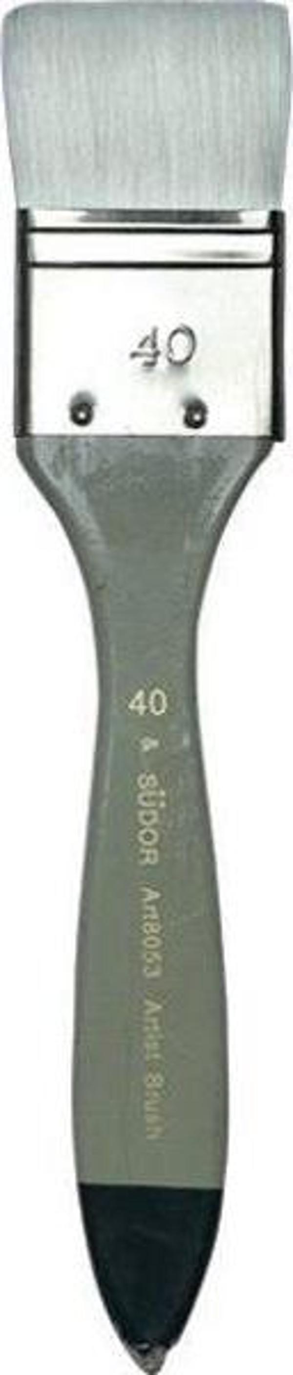 Südor Beyaz Sentetik Kıllı Zemin Fırçası 40 mm. - Image 1