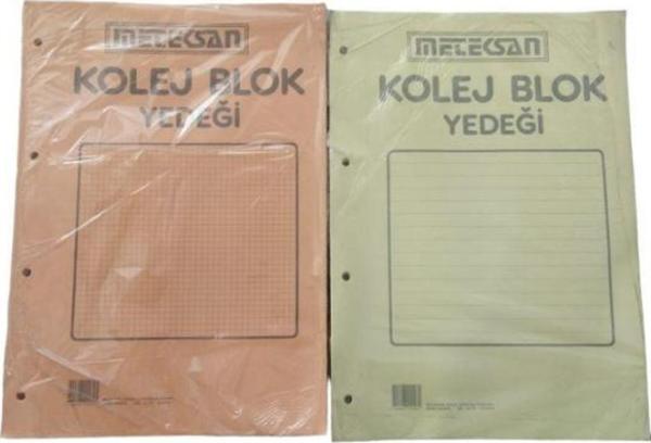 METEKSAN KOLEJ BLOK YEDEĞİ ÇİZGİLİ A5 50 YAPRAK - Image 1