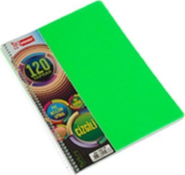 MİKRO DEFTER A4 120 YP. PP KAPAK ÇİZGİLİ - Image 1