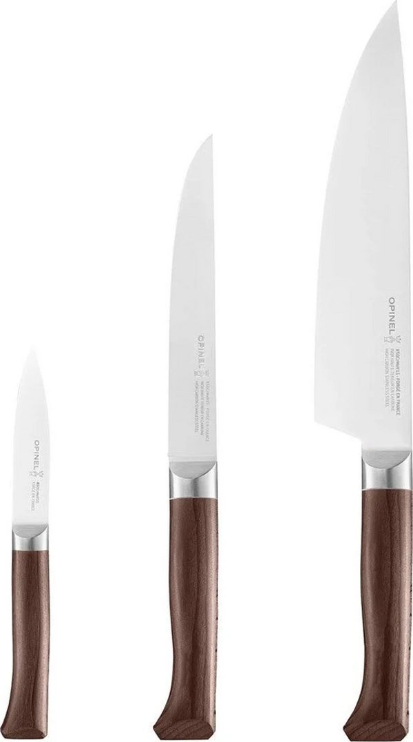 Opinel Forges 1890 Paslanmaz Çelik 3'lü Şef Bıçak Seti - Image 1