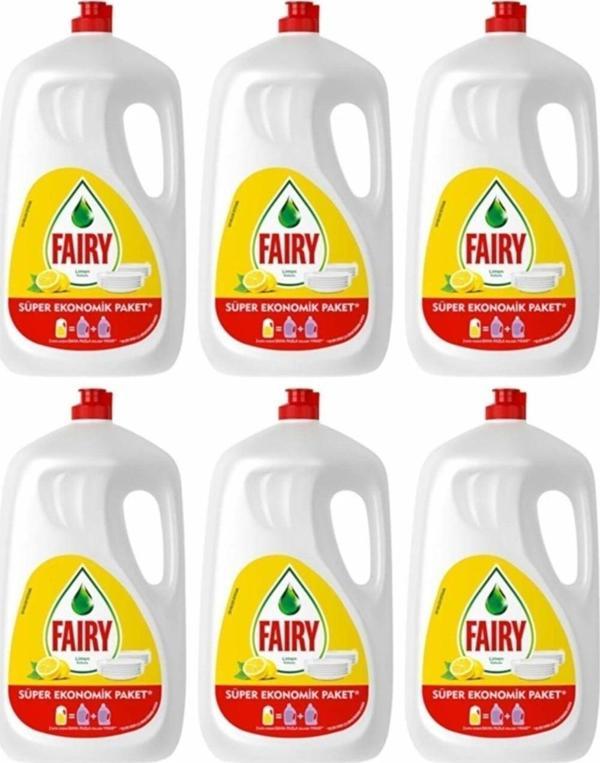 Fairy Sıvı Bulaşık Deterjanı Limonlu 2600 Ml 6 Adet - Image 1