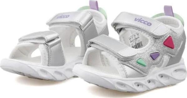 Vicco 321.B24Y.204 Hilda Beyaz Phylon Işıklı Çocuk Sandalet - Image 1