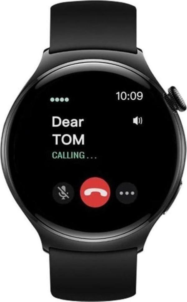 Haino Teko Rw34 Watch 4 Amoled Ekran Android İos Harmonyos Uyumlu Akıllı Saat Siyah - Image 1