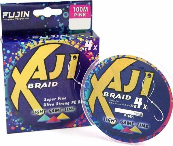 Fujin Aji Light Game Braid 4x 100mt Pink PE İp Misina 0,02 mm - Image 1