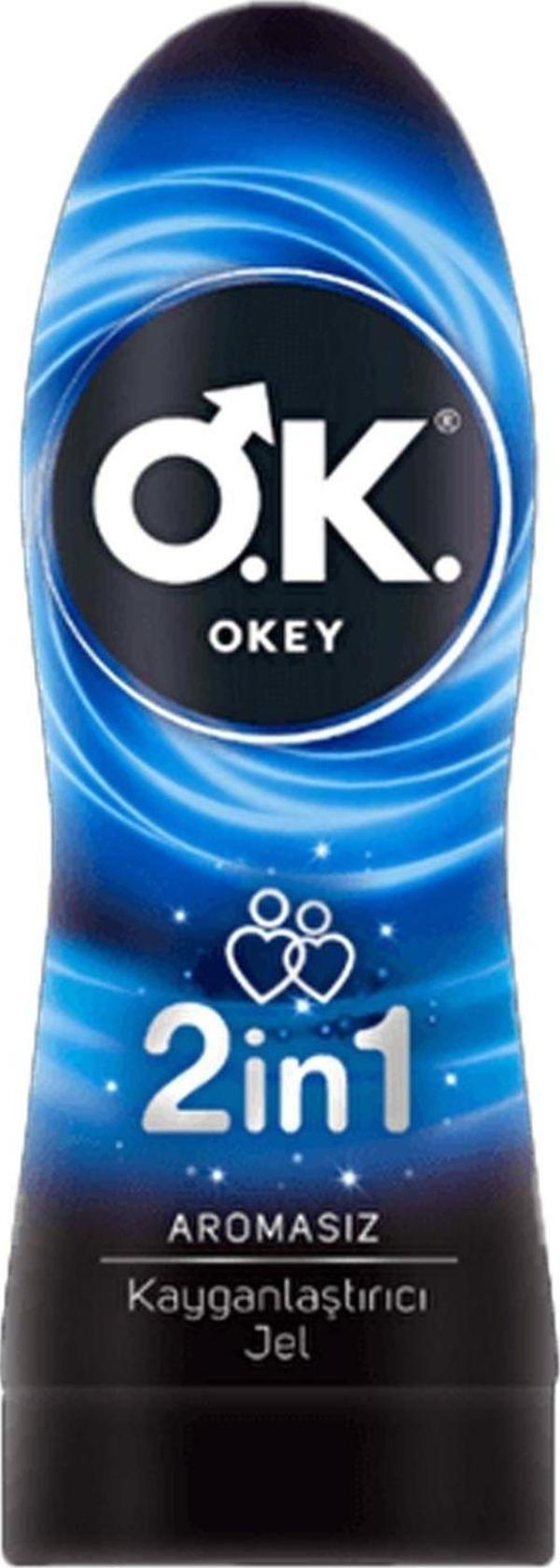 OKEY 2 İN1 AROMASIZ KAYGANLAŞTIRICI 200 ML - Image 1