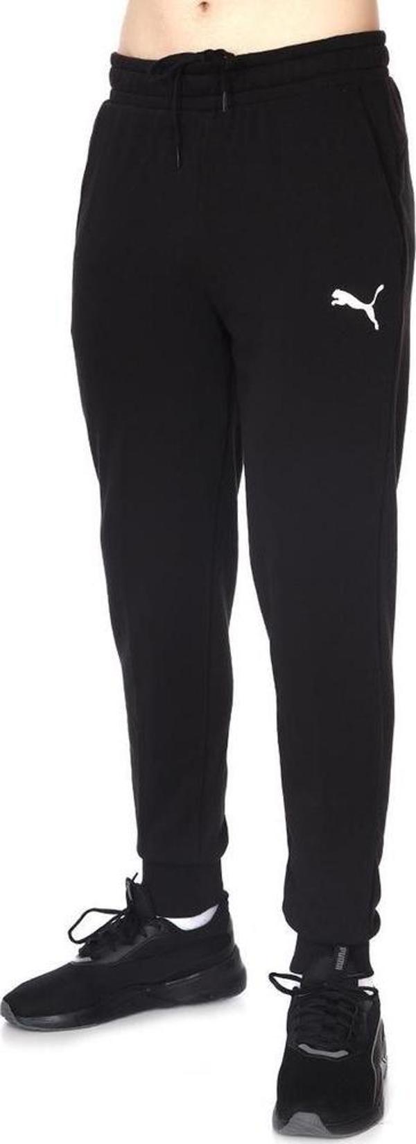 Puma ESS Logo Pants TR cl Puma Black-Cat Erkek Eşofman Altı - Image 1