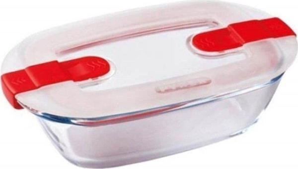 Pyrex 214PH00/7145 Dikdörtgen Saklama Kabı Mikrodalga 0,4Lt  - Image 1