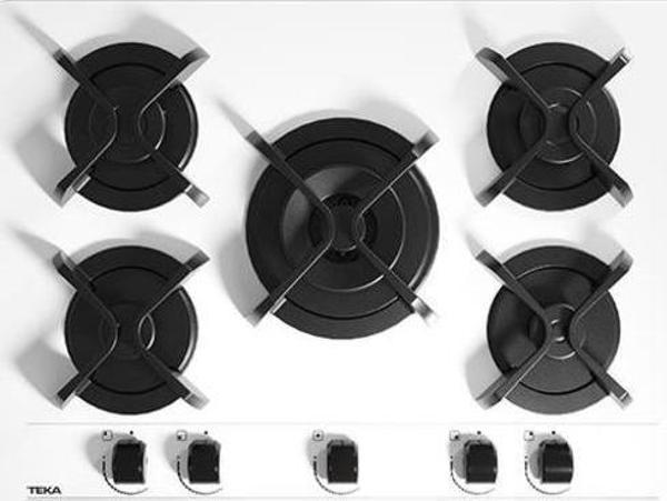 Teka GBc 75030 Kbc Wh (E5) Beyaz Cam Ankastre Ocak - Image 1