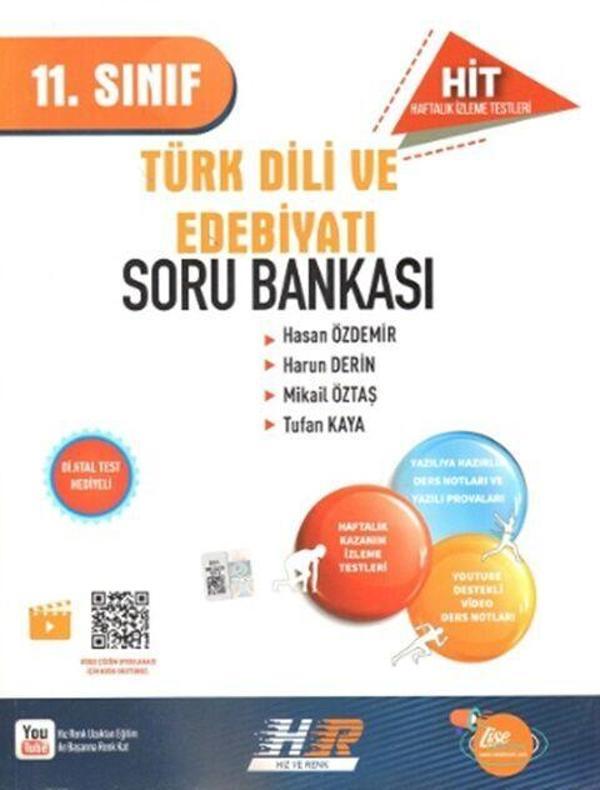 Hız ve Renk 11. Sınıf Türk Dili ve Edebiyatı HİT Soru Bankası - Hız ve Renk Yayınları - Image 1