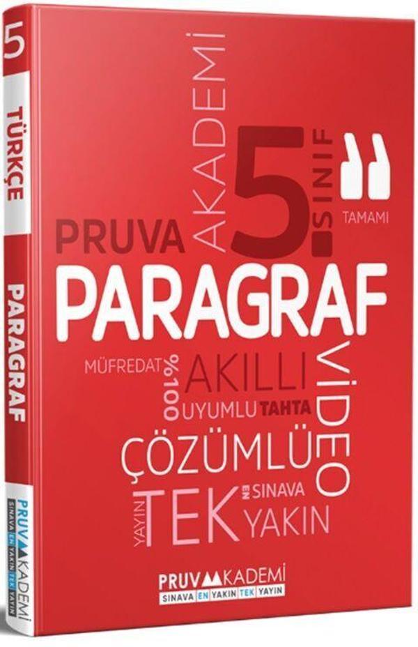 Pruva Akademi 5. Sınıf Paragraf Soru Bankası - Pruva Akademi - Image 1