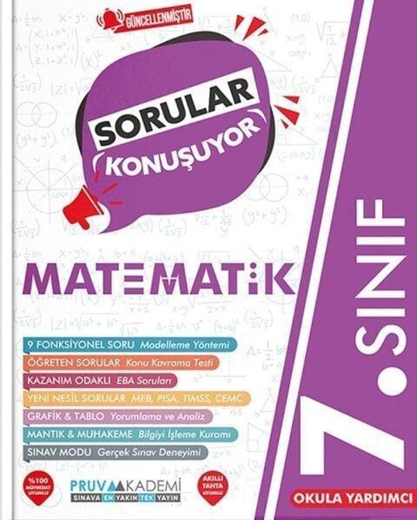 Pruva Akademi 7. Sınıf Matematik Sorular Konuşuyor Soru Bankası - Pruva Akademi - Image 1