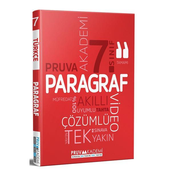 Pruva Akademi 7. Sınıf Paragraf Soru Bankası Video Çözümlü Pruva Akademi - Pruva Akademi - Image 1