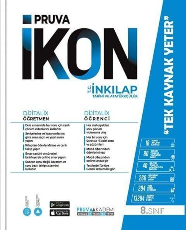 Pruva Akademi 8. Sınıf T.C. İnkılap Tarihi ve Atatürkçülük İkon Konu Anlatımlı - Pruva Akademi - Image 1