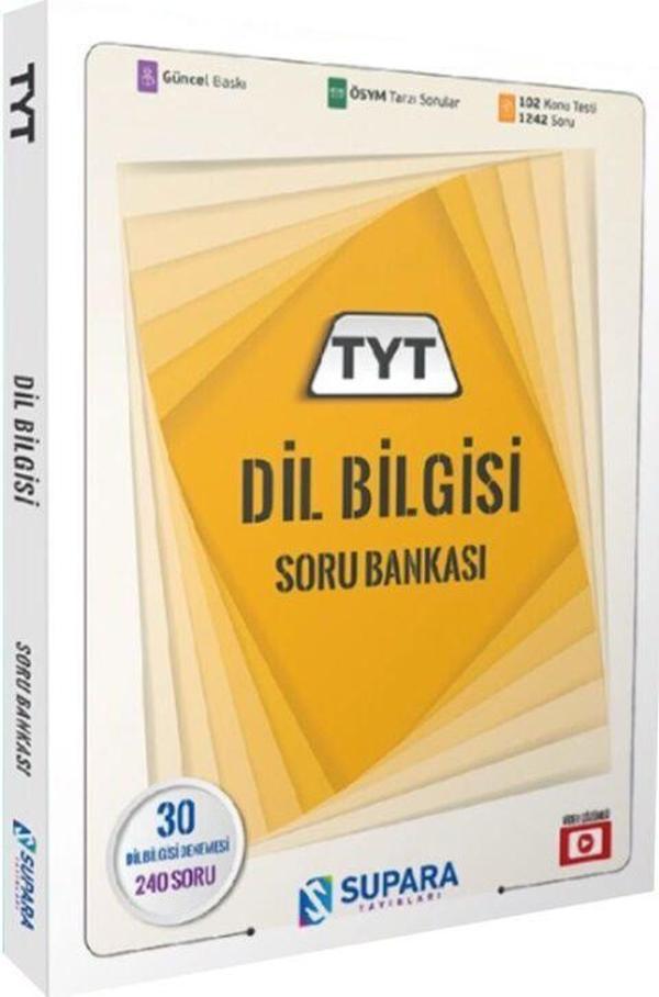 Supara TYT Dil Bilgisi Soru Bankası Supara Yayınları - Supara Yayınları - Image 1