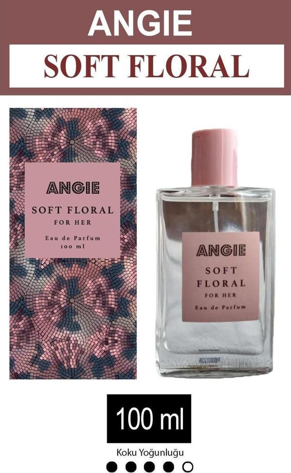Angie Soft Floral Eau De Parfüm 100 Ml Kadın Parfümü Misk, Yasemin, Gül, Ylang Ylang - Image 1