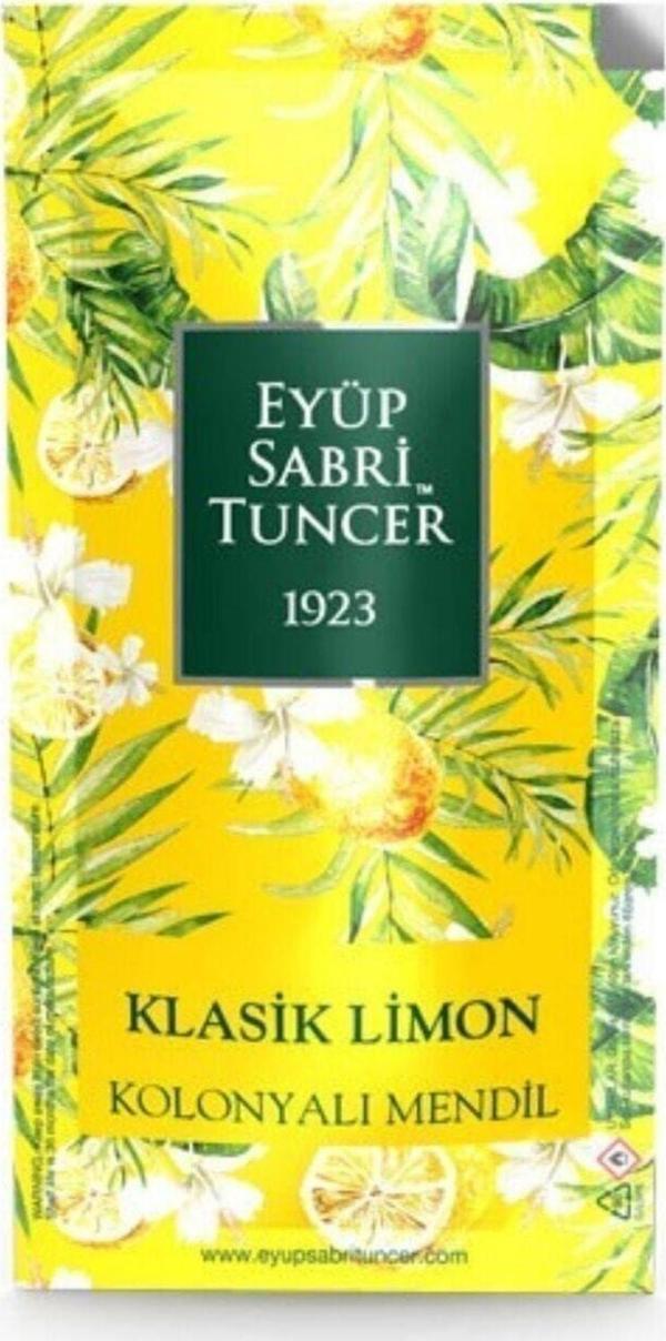 Eyüp Sabri Tuncer Est Kolonyalı Mendil Klasik Limon 5X10 Cm 150 Li - Image 1