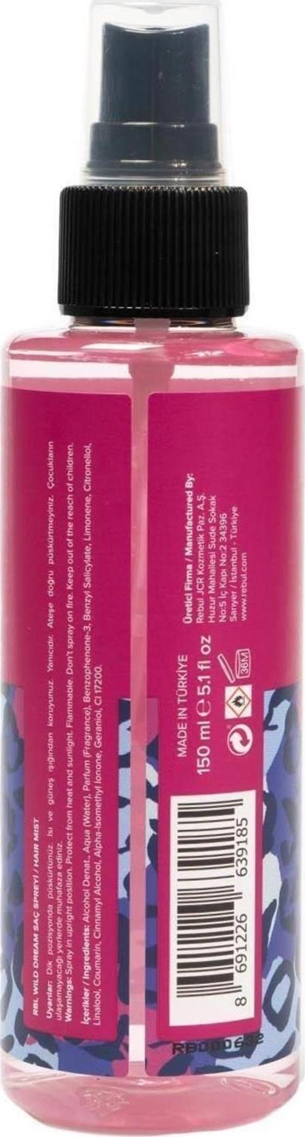 Rbl Kırmızı Kadın Wild Dream Hair Mist - 150Ml - Image 1