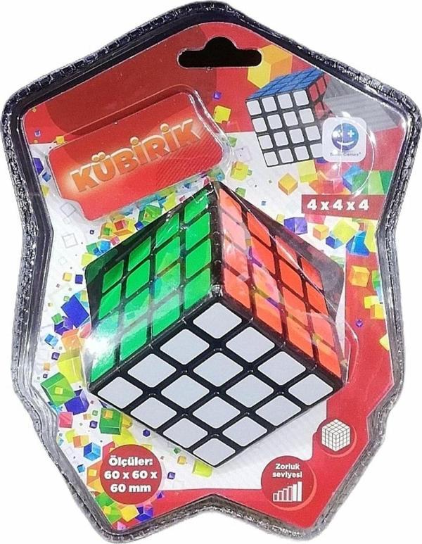 Şeker Adası Kaliteli Kübirik Kübik Küp 4x4x4 Rubik Akıl Ve Zeka Küpü Oyunu- Öğretici Çözüm Kitapçığı Hediyeli - Image 1