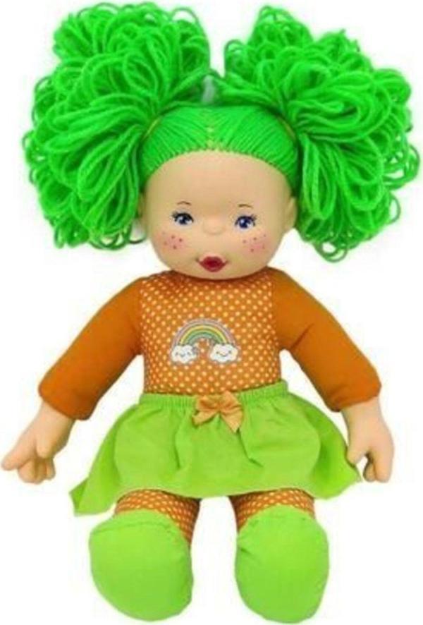 Şeker Adası Sevimli Sunman Gökkuşağı Lahana Bebek 35 Cm / Yeşil. - Image 1