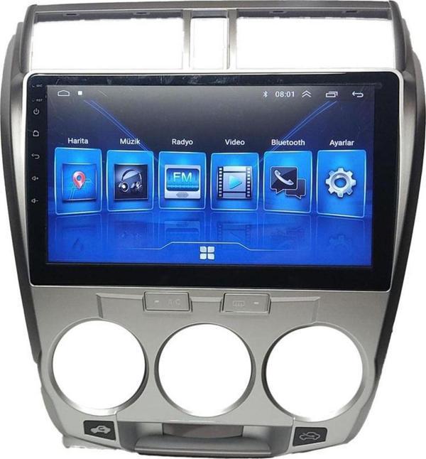 Smart Dragon Honda City 2009-2012 Manuel Klima Uyumlu Android Multimedya Kamera - Image 1