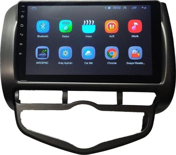 Smart Dragon Honda Civic Jazz City 2002-2008 Dijital Klima Uyumlu Android Multimedya Kamera - Image 1
