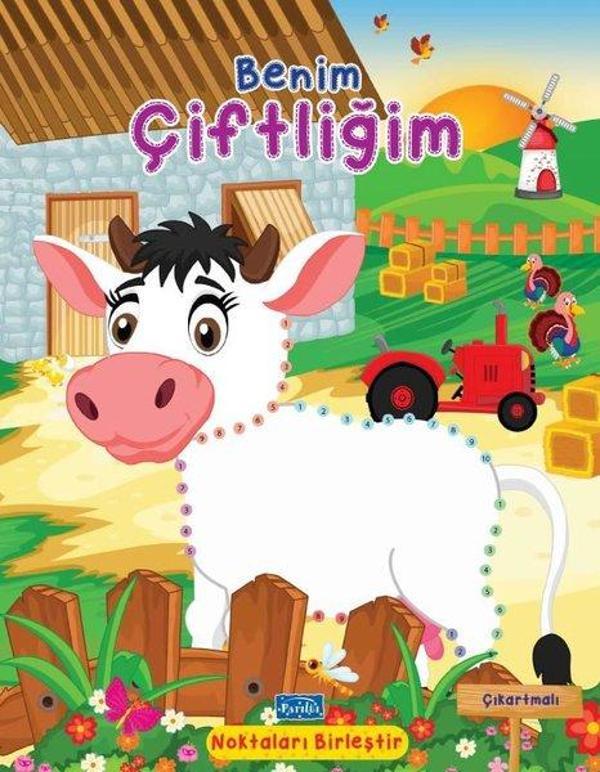 Benim Çiftliğim - Noktaları Birleştir Çıkartmalı - Parıltı Yayınları - Image 1