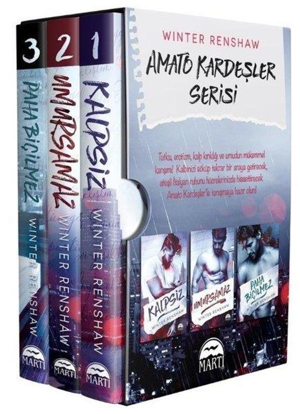 Amato Kardeşler Setisi Seti - 3 Kitap Takım - Martı Yayınları Yayınevi - Image 1