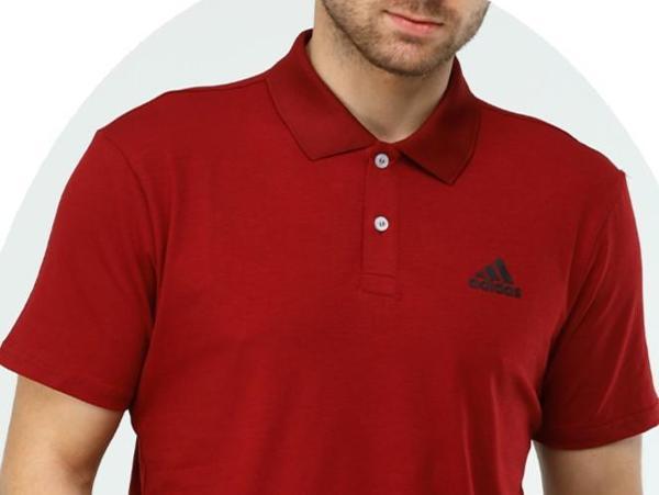 Adidas EF-3985 Erkek Battal Pamuklu Cotton Polo Yaka T-Shirt - Image 1