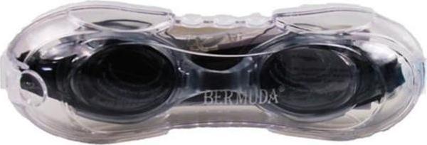 Bermuda Silikonlu Antifog Yüzücü Gözlüğü Kutulu Gri - Image 1