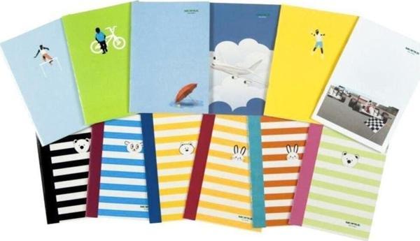 Komeks A4 Kaye Defter (Dikişli) Karton Kapak Kareli 100 Yaprak Asorti Tekli (1 Adet) - Image 1