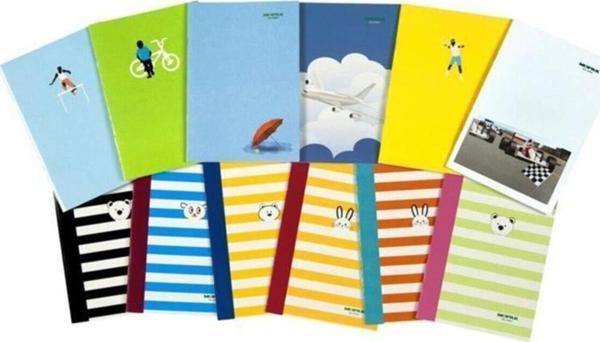 Mopak 40 Yaprak Kareli A5 Lise Okul Defteri 5 Adet - Image 1